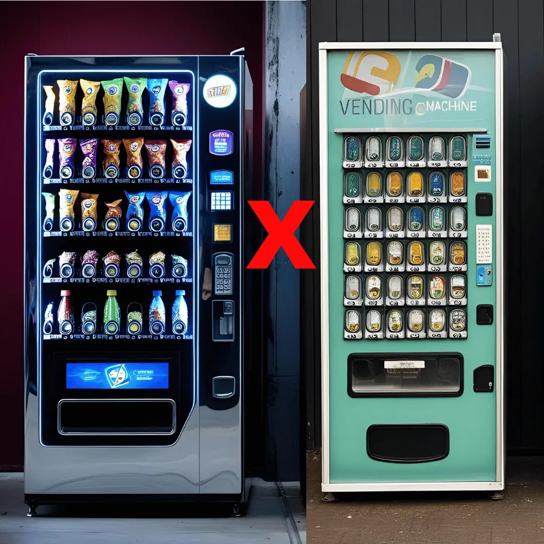 refurbished vs new vending machine maintenance costs